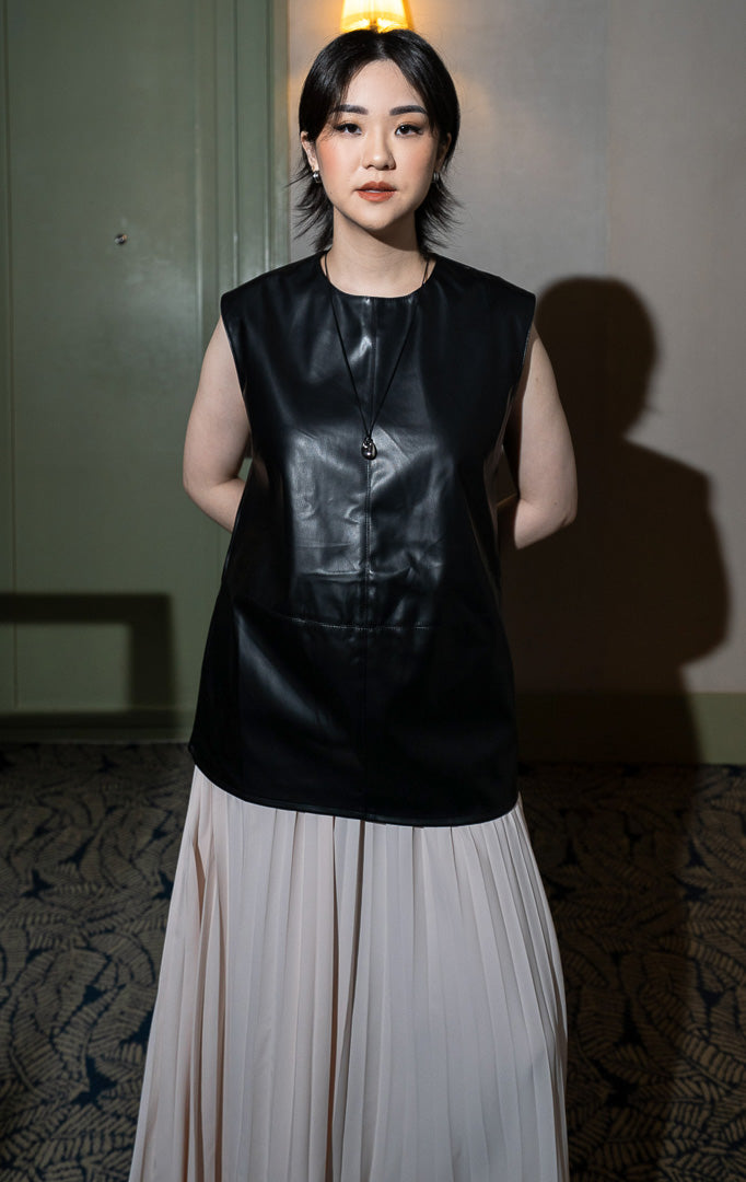 Katriel Top Leather Black - View 6